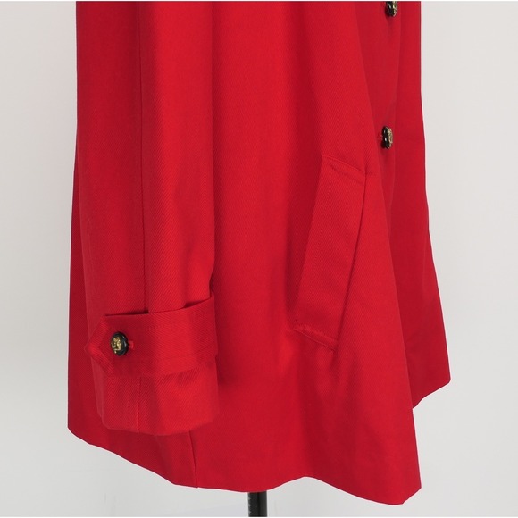 NEW! VTG Ralph Lauren Equestrian Riding Barn Coat Women's 1X Red Cotton Corduroy - Picture 11 of 15